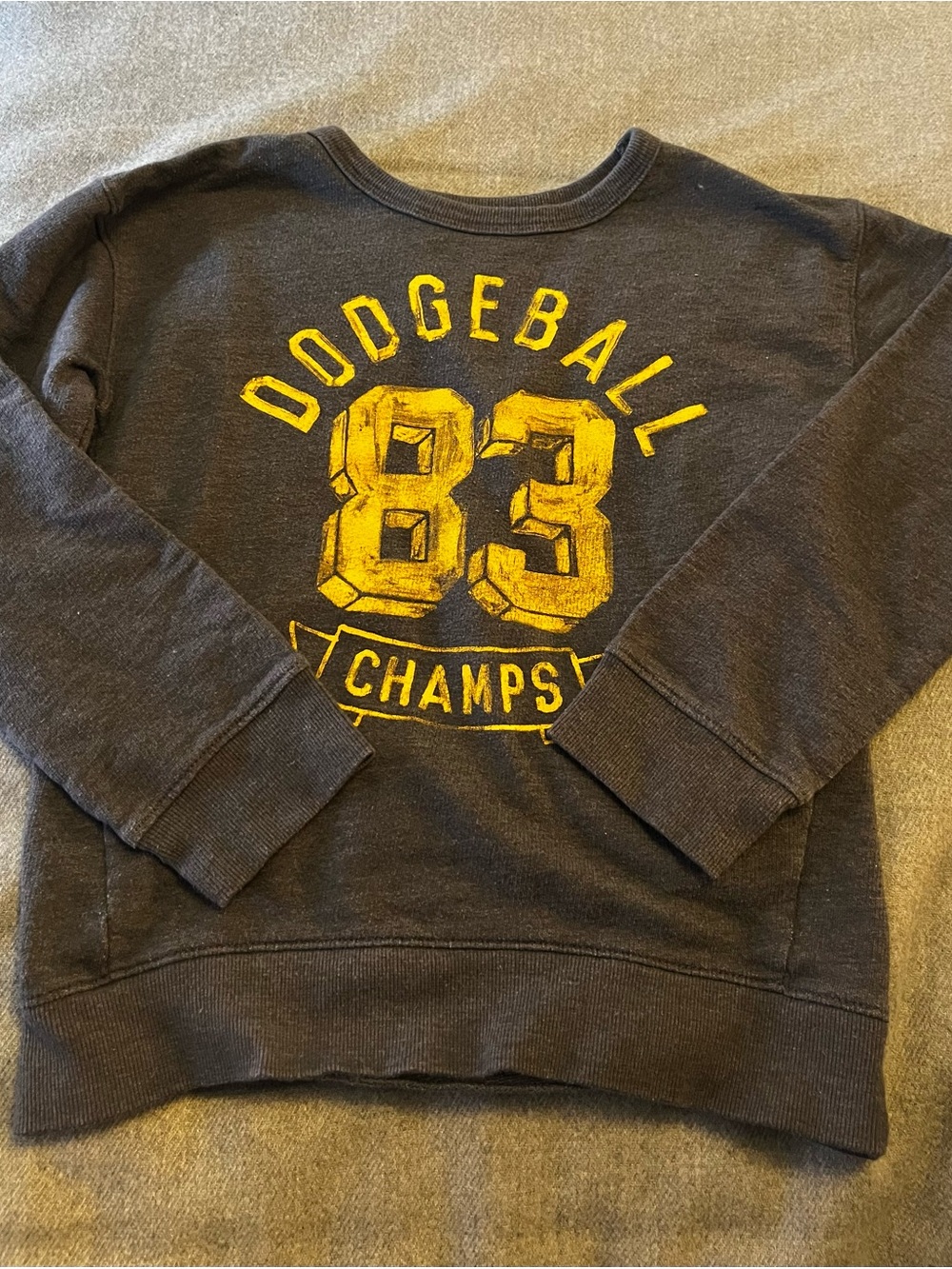 Kids Navy '83 Dodgeball Champs' Sweatshirt